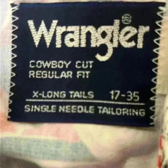 {vintage} Wrangler brush popper shirt - Picture 2 of 6